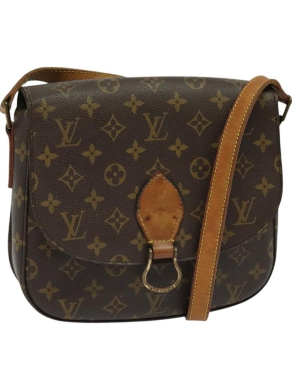 LOUIS VUITTON Monogram Saint Cloud GM Shoulder Bag M51242